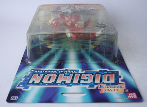 2001 DIGIMON GROWLMON DIGI-WARRIORS 5" FIGURE SEASON 3 BANDAI NEW SEALED ! - Picture 6 of 7