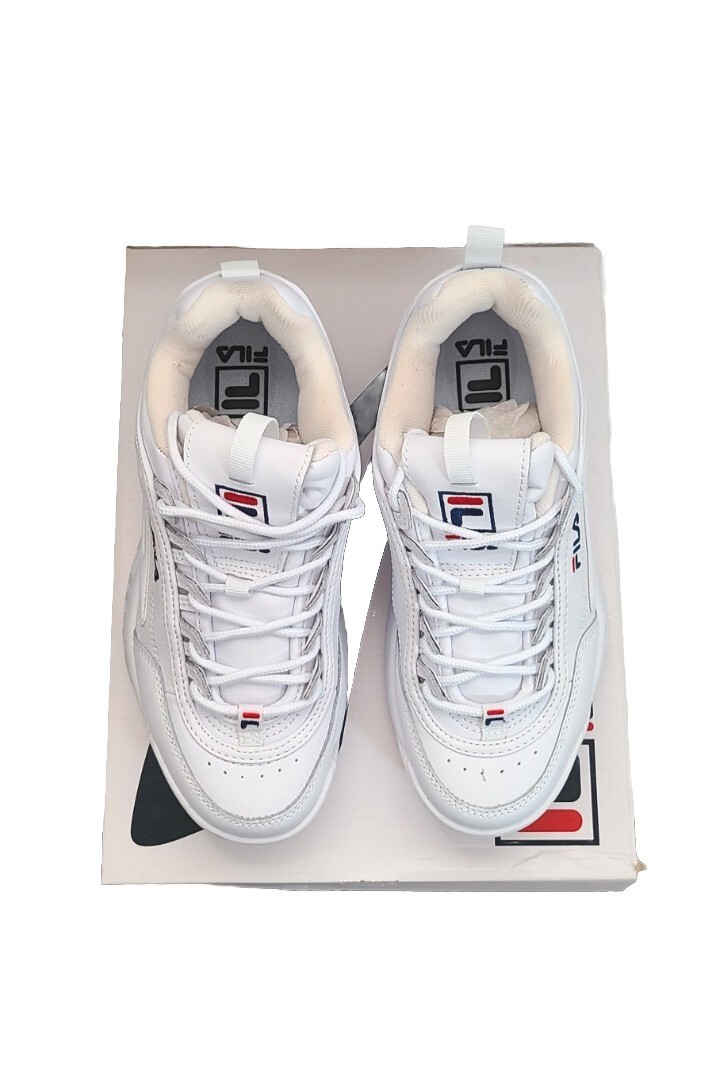 Women's White FILA Disruptor 2 Premium Size US 7.5 - Gem