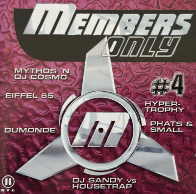 CD MEMBERS ONLY 4, 1999, 2-CD-Set, Eiffel 65, Schiller,Trance Action,Cosmic Gate