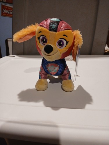 Paw Patrol, Aqua Pups, Skye, 8 Zoll Plüschtier für Kinder Nickelodeon Neu mit Etikett