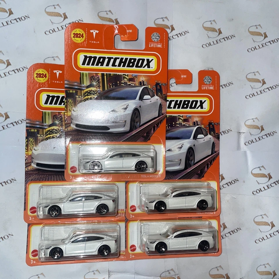 Matchbox Tesla Model 3 New For 2024 Lot 5 - Image 2 of 4
