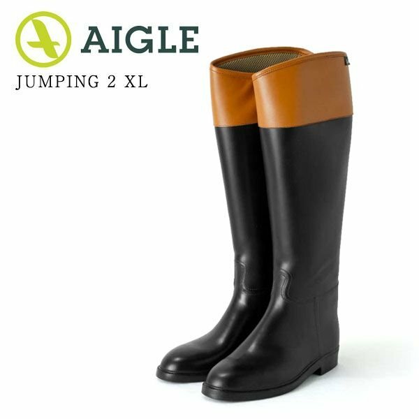 AIGLE - AIGLE  乗馬ブーツ  jumping AIGLE Jumping Horseback Riding Boots – Vintage Something
