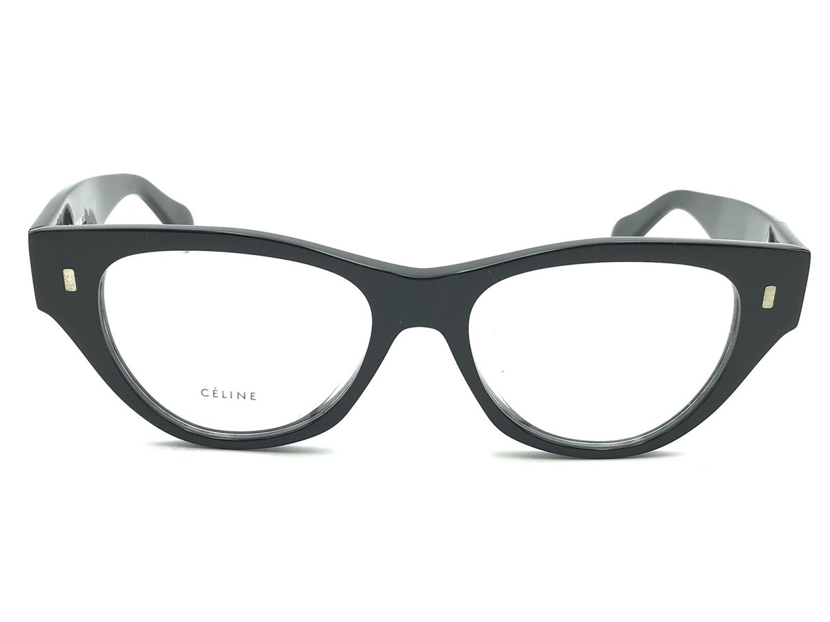 CELINE CL50012I 001 Women's Black Cat Eye Eyeglasses Frames