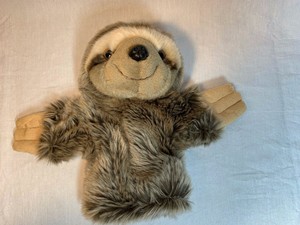 sloth hand puppet