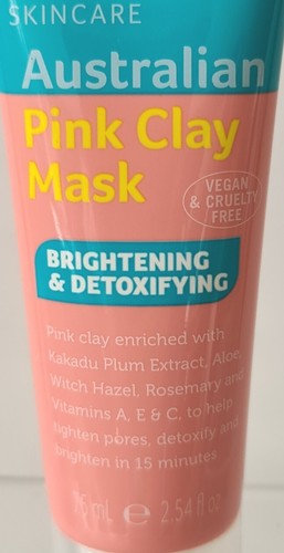 T-Zone Australian Pink Clay Mask Brightening & Detoxifying Skin Face Care75ml X3 - Picture 7 of 8
