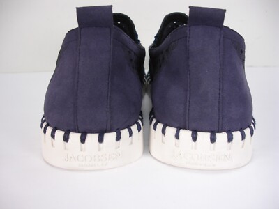 ILSE JACOBSEN TULIP 140 NAVY FLATS LOAFERS SHOES MEN display picture 3