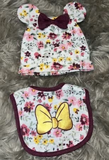 Disney Baby Minnie Mouse Beanie And Bib