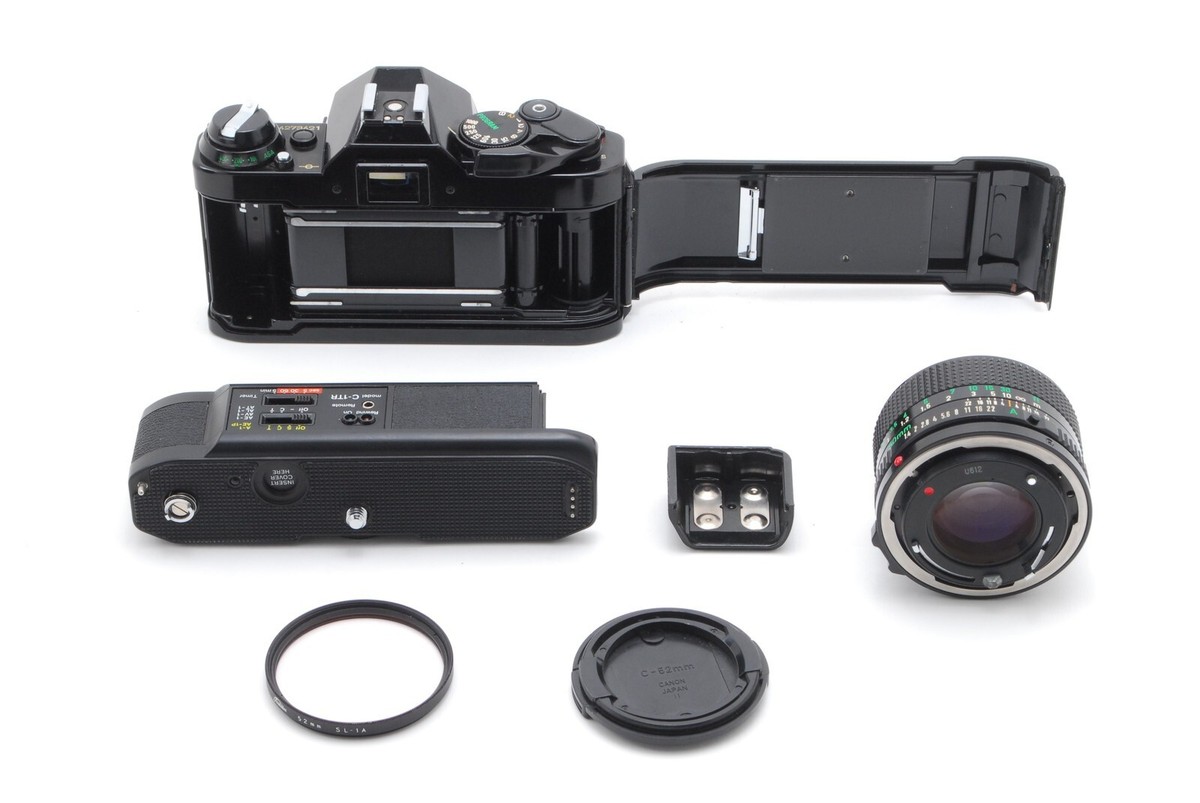 【完動品】Canon AE-1 Program NFD 50mm f/1.4 NEAR MINT] Canon AE-1 Program black 35mm filmCamera New FD NFD