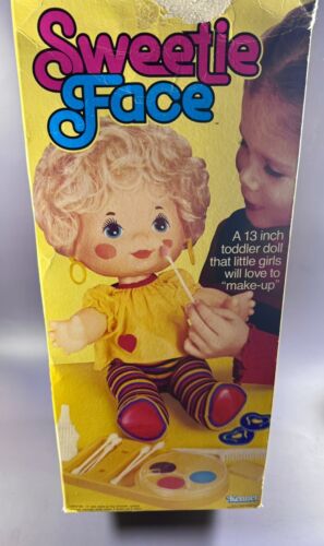 VTG 1979 Kenner Sweetie Face Makeup Doll Original Box 13" (like Rainbow Brite)