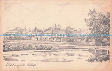 R731071 Chiddingfold Village Pencil Sketch Reproduction