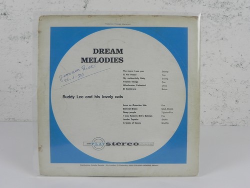 DREAM MELODIES Buddy Lee and his lovely cats VINILE 33 Giri 12" Pollici Vinyl - Foto 3 di 5