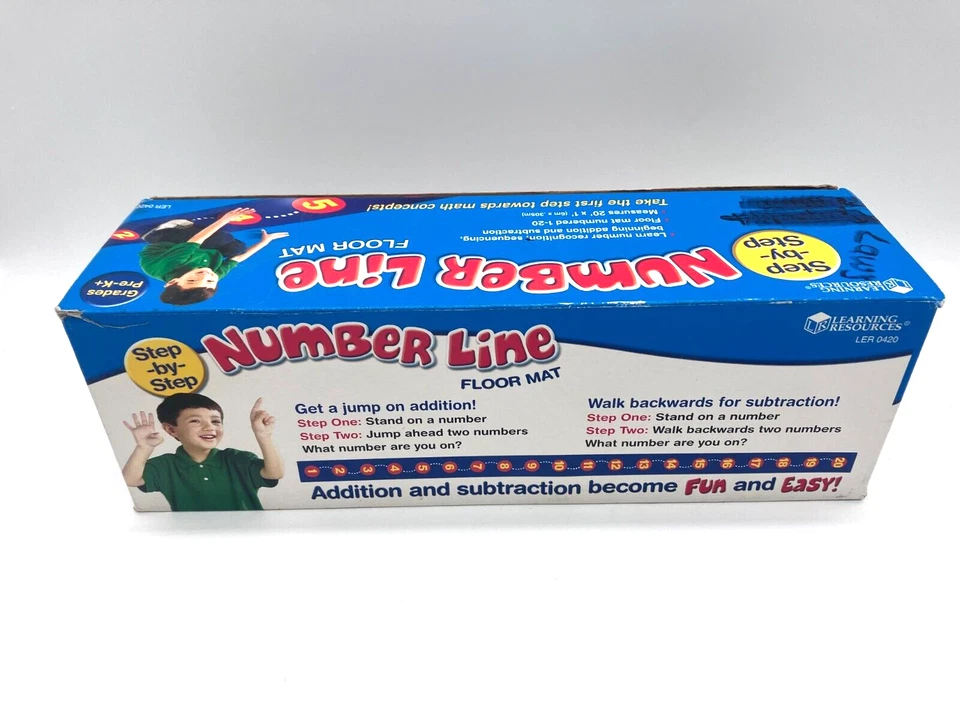 Learning Resources, Math Counting Step-by-Step Number Line 1-20, - Image 2 of 3