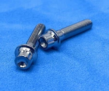 12 pieces M8-1.25 x 32mm 12 Point Flange Bolts For 3 Piece Wheels