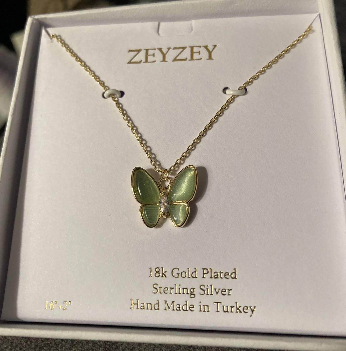 Zeyzey cheap necklace butterfly
