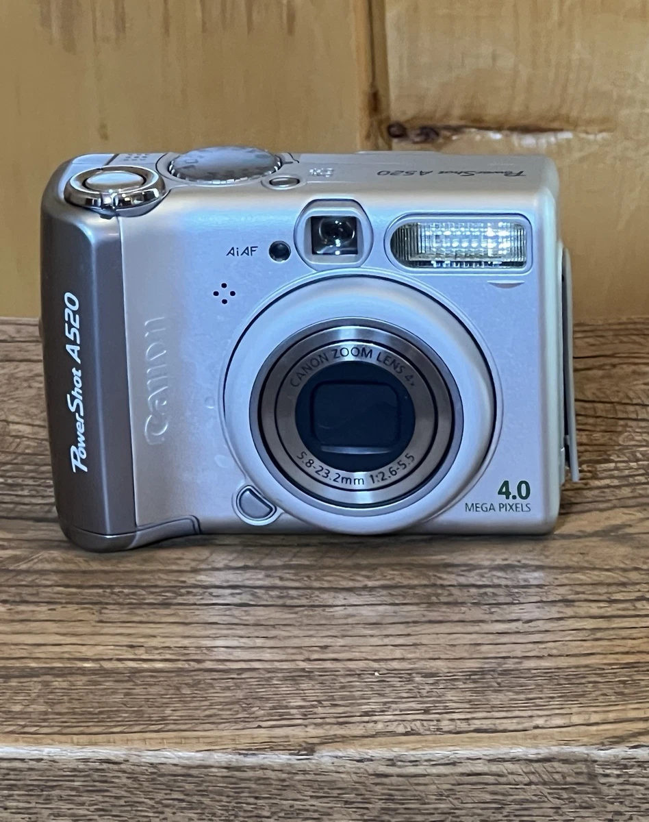 Canon PowerShot A520 Digital Cameras 3-4.9 MP Maximum Resolution