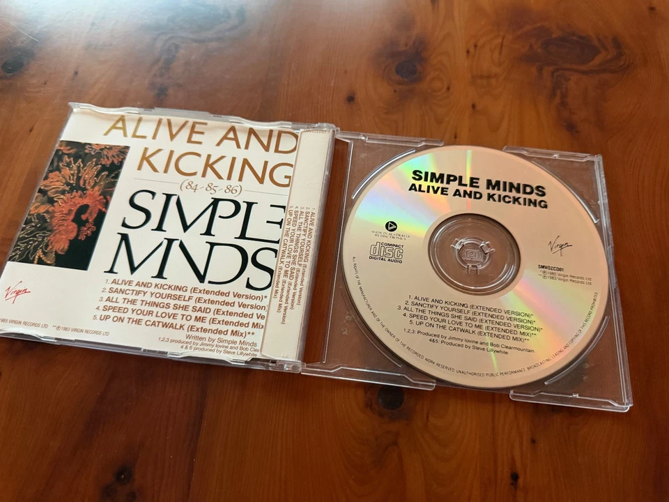 Simple Minds / Alive And Kicking (84-85-86) / Maxi-CD / Virgin / Australia /1991 - Bild 2 von 4