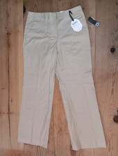 Liz Claiborne Sophie Fit Pants Womens 12 Dark Dune Tan Career Dress Stretch NWT