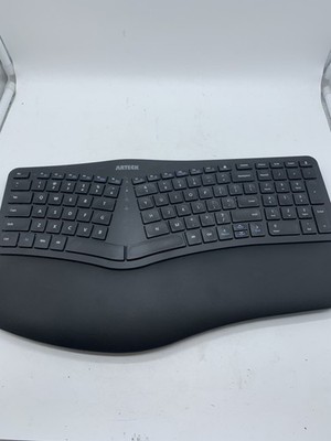 Arteck HW315 Split Ergonomic 2.4G USB Wireless Keyboard w/ Palmrest ~ FREE S/H