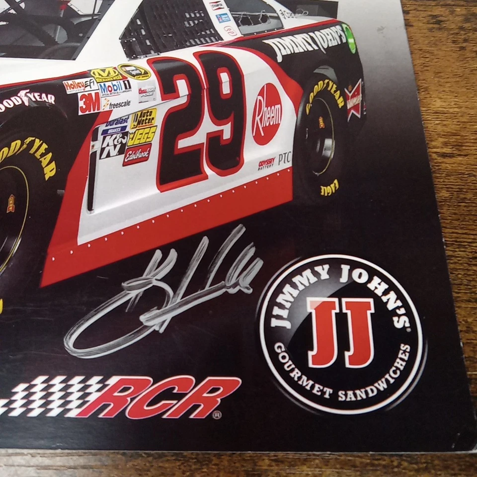 吉米·约翰 #29 签名凯文·哈维克海报 9×11 081 — 第 2/4 张图片