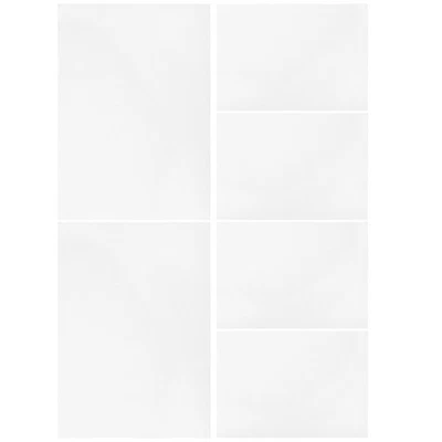 6 Pcs Stick and Stitch Embroidery Backing Water Soluble Stabiliser Stabilizers - Image 1 of 4