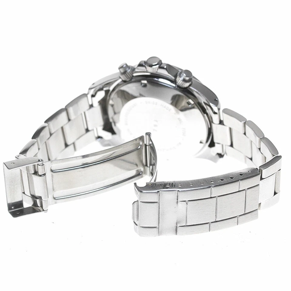 Relojes de pulsera Tutima 793 Valjoux 7750 cronógrafo automático para hombre blancos SS Foto 2 de 4