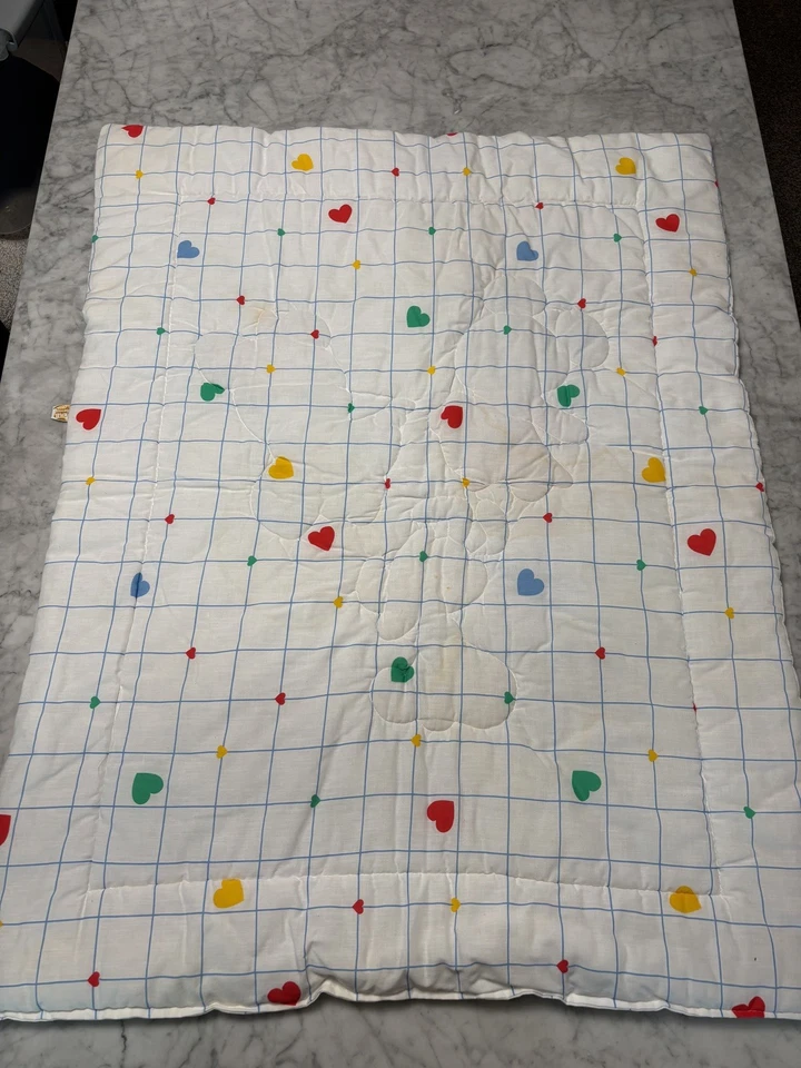 Edredón de cuna vintage Dundee Disney Baby Mickey Minnie Pluto, sábana ajustable, almohada Foto 3 de 4