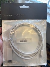 MiniDisplayPort To HDMI Cable, New, Sealed