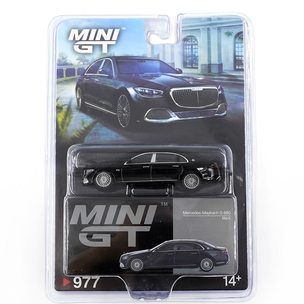 MINI GT MERCEDES BENZ MAYBACH S680 1/64 DIECAST MODEL CAR BLACK