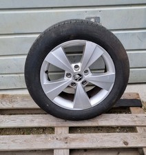 SKODA OCTAVIA MK3 16" INCH ALLOY WHEEL WITH TYRE 205/55R16 6.5J ET:45 5E0601025H