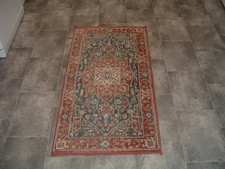 ralph lauren blue red cream rug 2ft x 3ft 8"