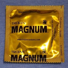 LOT OF 12 Trojan Magnum Large Lubricated Bulk Count Condoms FRESH NEW 