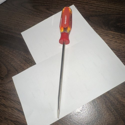 #ad NOS Husky USA 1 8”x 4” Slotted Screwdriver 1000014545 Made In USA $12.49