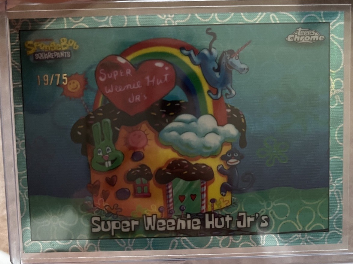 2025 Topps Chrome SpongeBob SquarePants 25th Anniversary