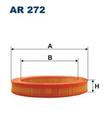 Filtron Luftfilter AR 272 Filtereinsatz FüR Daihatsu Toyota Corolla Charmant 4
