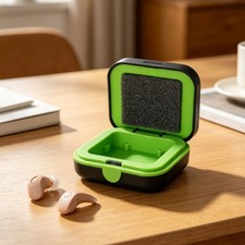 Hearing Aid Protective Box Portable Drop Resistance Hearing Aid Storage Box