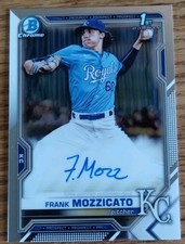 2021 Bowman Draft - 1st Bowman Chrome Frank Mozzicato Auto #CDA-FM (RC) Royals