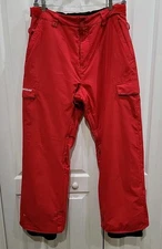 Quiksilver Snow Pants Men Large Utility Collection QuikTech 8000mm Ski Snowboard