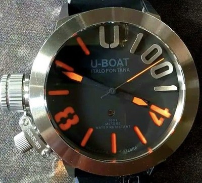 U-BOAT Clasico Armbanduhr Uhr Automatik Limited Diver 1001m Edition mit Box r#