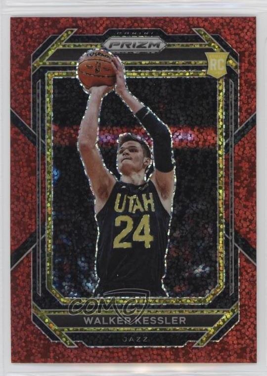 2022-23 Panini Prizm Red Sparkle Prizm Walker Kessler #234 1jn8