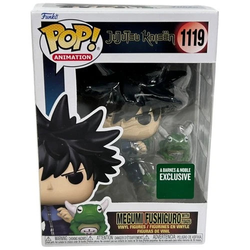 Funko POP Megumi Fushiguro #1119 Vinyl Figure Jujutsu Kaisen Barnes & Noble Excl