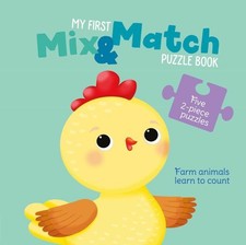 My First Mix  Match Puzzl Farm Animals Learn to Count, Hardcover by Little G...