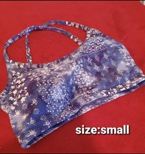 Girls Blue and White Sports Bra