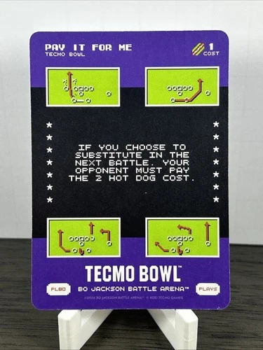 2026 Bo Jackson Battle Arena Tecmo Bowl Plays #80 Pay It For Me