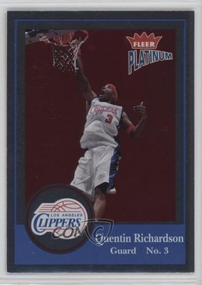 2003-04 Fleer Platinum Platinum Finish 87/100 Quentin Richardson #67 9ty