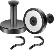 Magnetic Wreath Hanger,170 Lb Heavy Duty Magnet Hook,Steel-Tube Base,No-Drill Do