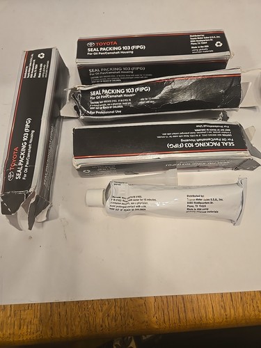 4 Pack Toyota 00295-00103 Seal Packing 103 (FIPG) Oil Pan / Camshaft SHELF WORN
