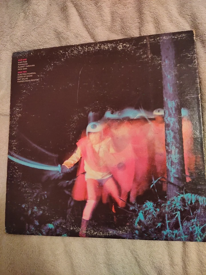 Black Sabbath Paranoid 1970 Vinyl LP Record Warner Bros WS-1887, 1st Press Foto 2 de 4