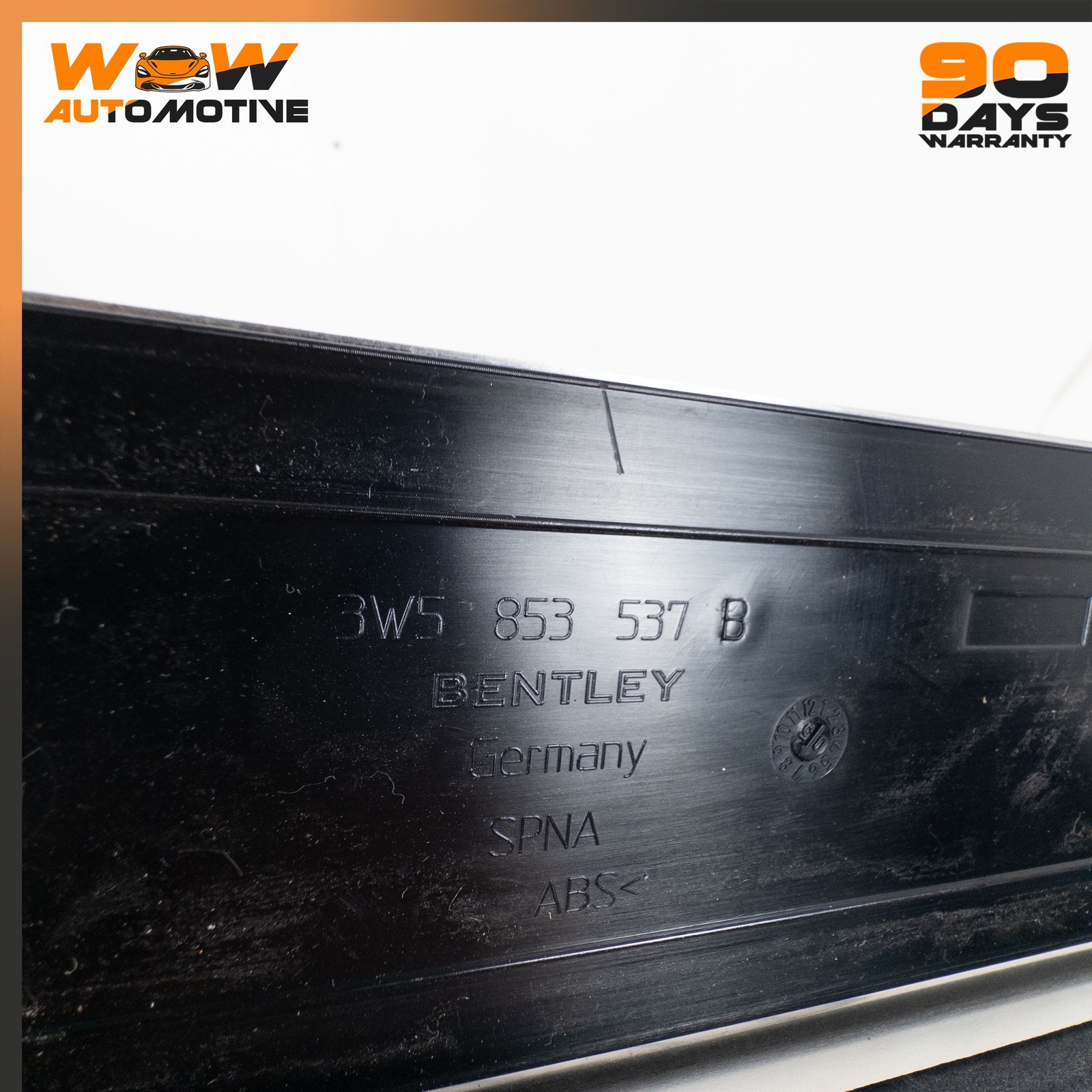 06-19 BENTLEY CONTINENTAL FLYING SPUR FRONT LEFT SILL TRIM STRIP PLATE COVER OEM