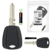 Auto SchlüSsel Rohling + Transponder Passt FüR Fiat Punto I Seicento Tempra
