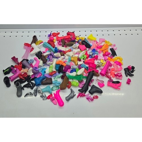 Huge Barbie Doll Shoe Lot – Over 200 Shoes Total